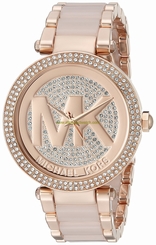 Michael Kors Watches : MK6176 Rose Gold Dial Measures Seconds Women Watch