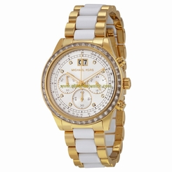 Michael Kors Watches : MK6189 White Sunray Quartz Women Watch