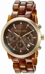 Michael Kors Watches : MK6235 Brown Dial Stainless Steel Band Women Watch