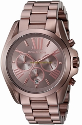 Michael Kors Watches : MK6247 Brown Dial Stainless Steel Band Women Watch