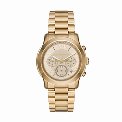 Michael Kors Watches : MK6274 Gold Dial Stop Watch Women Watch