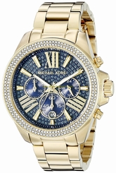 Michael Kors Watches : MK6291 Blue Dial Stainless Steel Band Women Watch