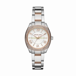 Michael Kors Watches : MK6315 White Dial Stainless Steel Women Watch