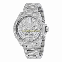 Michael Kors Watches : MK6317 Silver Pave Quartz Women Watch