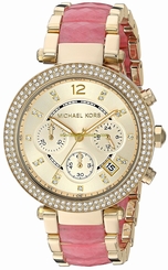 Michael Kors Watches : MK6363 Gold Dial Stainless Steel Band Women Watch