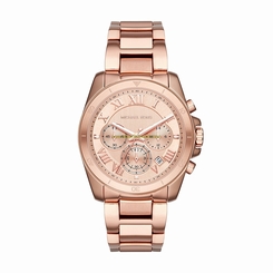 Michael Kors Watches : MK6367 Rose Gold Dial Stop Watch Women Watch