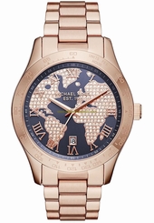 Michael Kors Watches : MK6395 Blue Dial Stainless Steel Men Watch