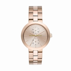 Michael Kors Watches : MK6409 Rose Gold Dial Stainless Steel Women Watch