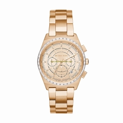 Michael Kors Watches : MK6421 Gold Dial Stop Watch Women Watch