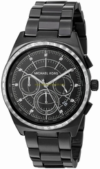 Michael Kors Watches : MK6423 Black Dial Stainless Steel Band Women Watch