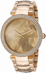 Michael Kors Watches : MK6425 Gold Dial Stainless Steel Band Women Watch