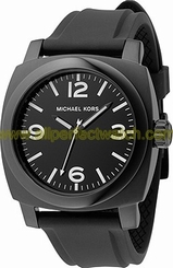 Michael Kors Watches : MK7044 Quartz Black Rubber Men Watch