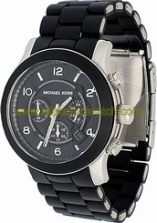 Michael Kors Watches : MK8107 Black Stainless Steel Men Watch