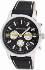 Michael Kors Watches : MK8310 Quartz Chronograph Dial Date Black Leather Men Watch