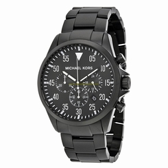 Michael Kors Watches : MK8414 Black Dial Stainless Steel Men Watch