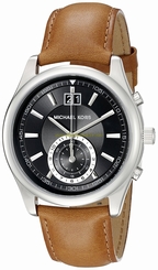 Michael Kors Watches : MK8416 Quartz Chronograph Date Brown Leather Men Watch
