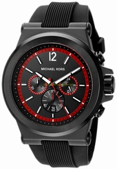Michael Kors Watches : MK8453 Black Dial Stainless Steel Band Men Watch