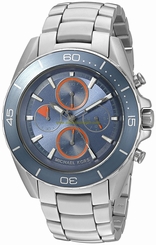 Michael Kors Watches : MK8484 Blue Dial Stainless Steel Band Men Watch