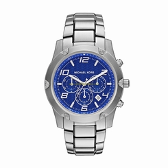 Michael Kors Watches : MK8487 Blue Dial Stainless Steel Men Watch