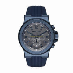 Michael Kors Watches : MK8493 Blue Dial Stop Watch Men Watch