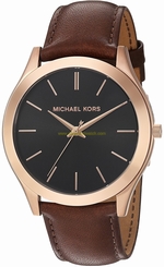 Michael Kors Watches : MK8509 Quartz Analog Brown Leather Men Watch