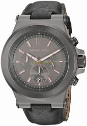 Michael Kors Watches : MK8511 Quartz Chronograph Date Black Leather Men Watch