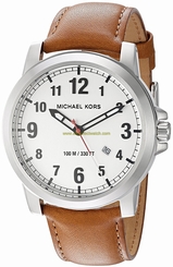 Michael Kors Watches : MK8531 Quartz Analog Date Brown Leather Men Watch