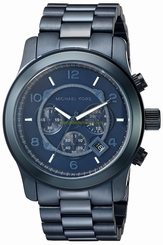Michael Kors Watches : MK8538 Blue Dial Stainless Steel Band Men Watch