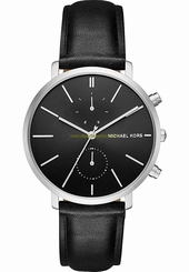 Michael Kors Watches : MK8539 Black Dial Leather Men Watch