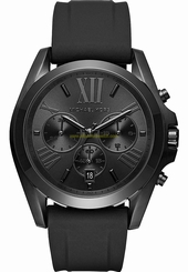 Michael Kors Watches : MK8560 Quartz Chronograph Date Black Rubber Men Watch