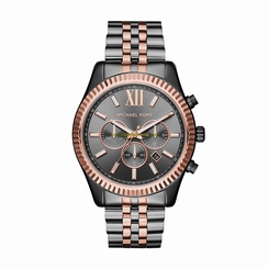Michael Kors Watches : MK8561 Grey Dial Stop Watch Men Watch