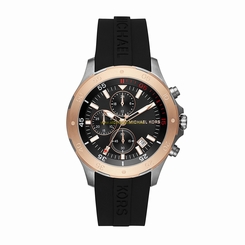 Michael Kors Watches : MK8568 Black Dial Stop Watch Men Watch