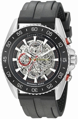 Michael Kors Watches : MK9013 Automatic Day Date Month Black Silicone Men Watch