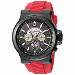 Michael Kors Watches : MK9020 Automatic Red Silicone Men Watch