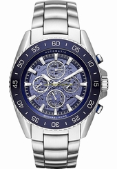 Michael Kors Watches : MK9024 Blue Dial Stainless Steel Men Watch