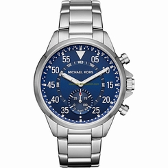 Michael Kors Watches : MKT4000 Blue Dial Stainless Steel Men Watch