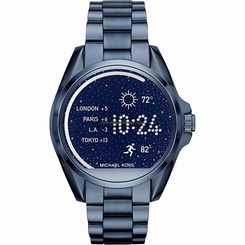 Michael Kors Watches : MKT5006 Access Bradshaw Navy-tone Smartwatch Stainless Steel Women Watch