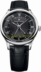 Maurice Lacroix Watches : MP6507-SS001-310 Automatic Roman Numerals Day Date Black Men Watch