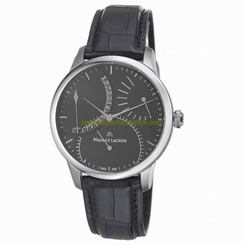 Maurice Lacroix Watches : MP6508-SS001-330 Automatic Calendrier Retrograde Black Men Watch