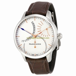 Maurice Lacroix Watches : MP6568-SS001-131 White Automatic Men Watch