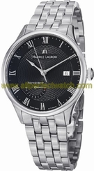 Maurice Lacroix Watches : MP6807-SS002-310 Automatic Date Roman Numeral Power Reserve Stainless Steel Men Watch