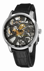 Maurice Lacroix Watches : MP7138-SS001030 Sapphire Crystal Dial Crocodile Leather Men Watch
