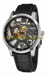 Maurice Lacroix Watches : MP7138-SS001-030 Mechanical Hand-wind Stainless Steel Men Watch