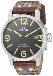 TW Steel Watches : MS1 Black Dial Stainless steel Band Men Watch