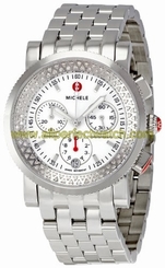 Michele Watches : MWW01C000003 Quartz Diamonds and Stainless Steel Women Watch