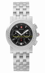 Michele Watches : MWW01C000012 Quartz Diamonds and Stainless Steel Women Watch