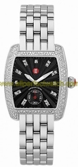 Michele Watches : MWW02A000403 Quartz Diamonds and Stainless Steel Women Watch
