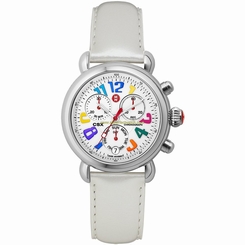 Michele Watches : MWW03M000071 Battery Operated Quartz Polished Stainless Steel White Enamel Dial Band Men Watch