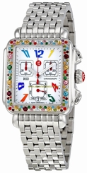 Michele Watches : MWW06P000050 Quartz Diamonds and Stainless Steel Women Watch