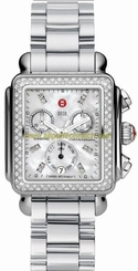 Michele Watches : MWW06P000110 Quartz Diamonds and Stainless Steel Women Watch